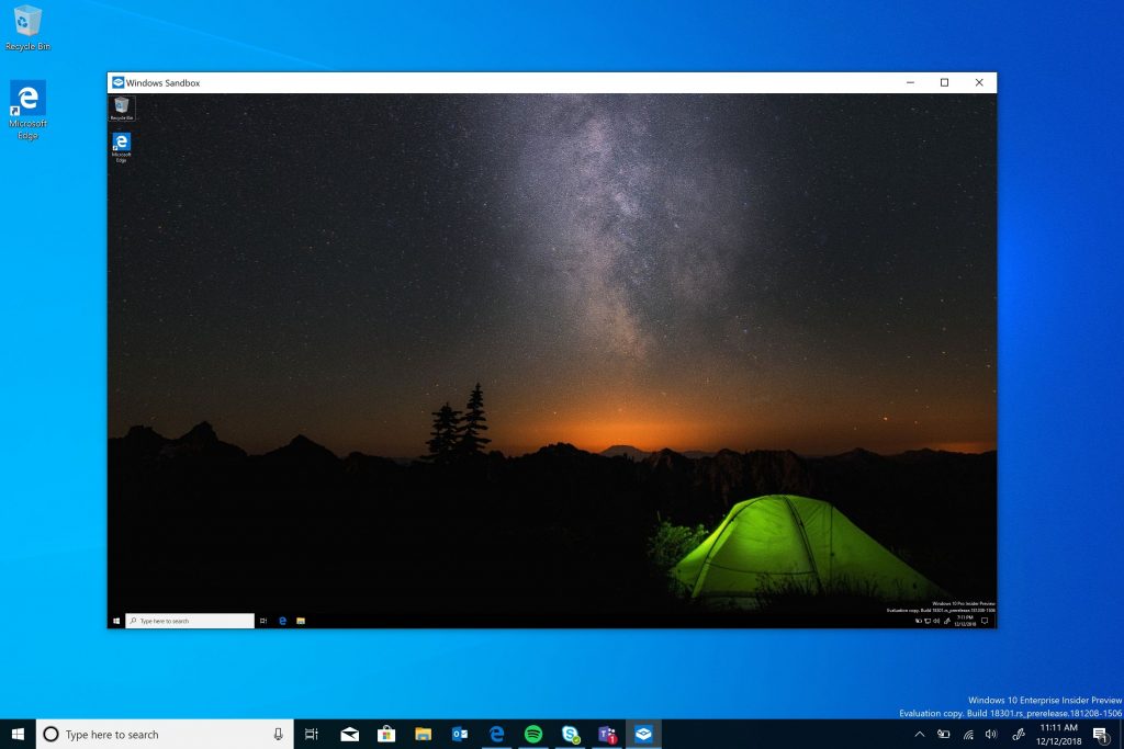 Windows 10 May 2019 Update: 10 najboljih novih funkcija - Windows Sandbox